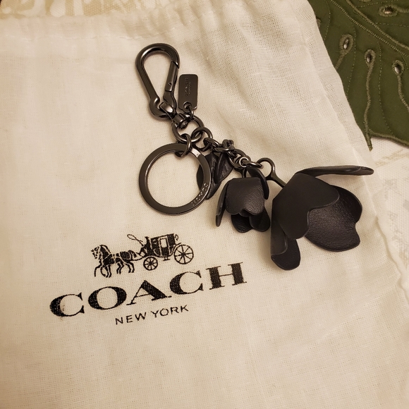 Coach Accessories - Coach Rose Petal keychain 🌷
